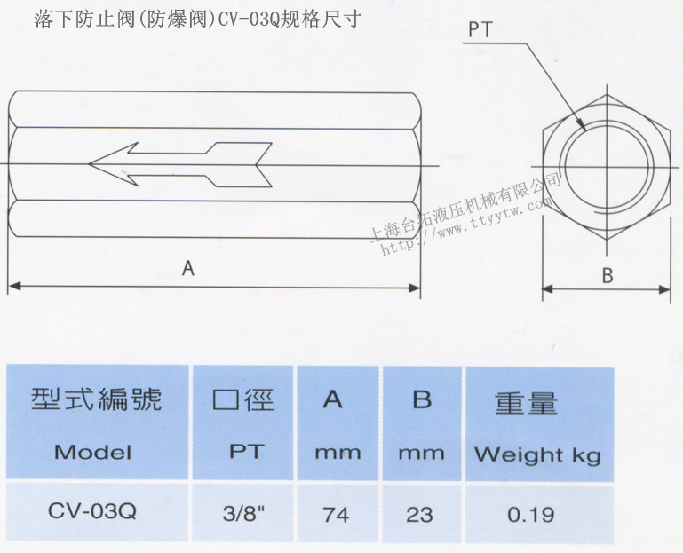 落下防止閥(防爆閥)型號規(guī)格尺寸